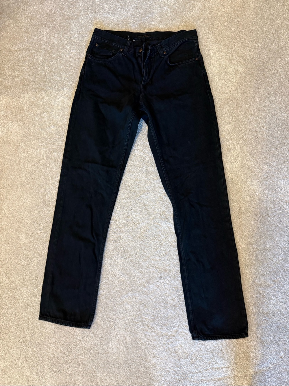 Nudie Jeans Men's Black Jeans